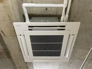 中央区　美容室M様　業務用エアコン交換工事